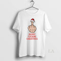Original Merry Fucking Christmas Middle Finger - Adult & Kids T-Shirts, Sweatshirts & Hoodies apparel design preview 1