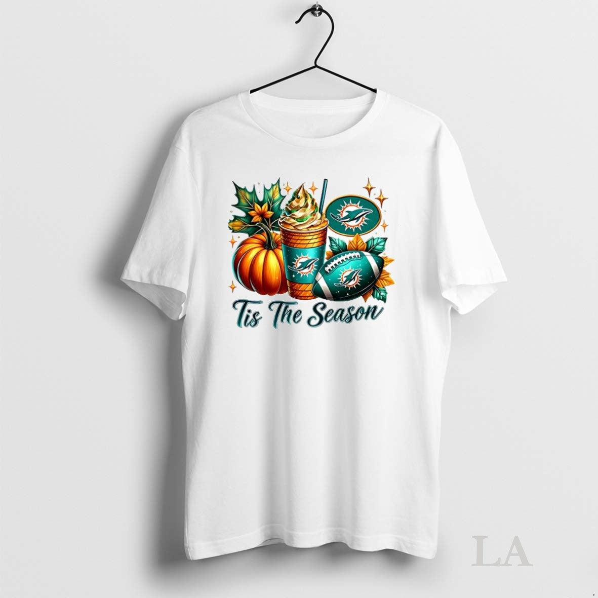 Original Miami Dolphins Tis The Season Halloween - Adult & Kids T-Shirts, Sweatshirts & Hoodies apparel design preview 1
