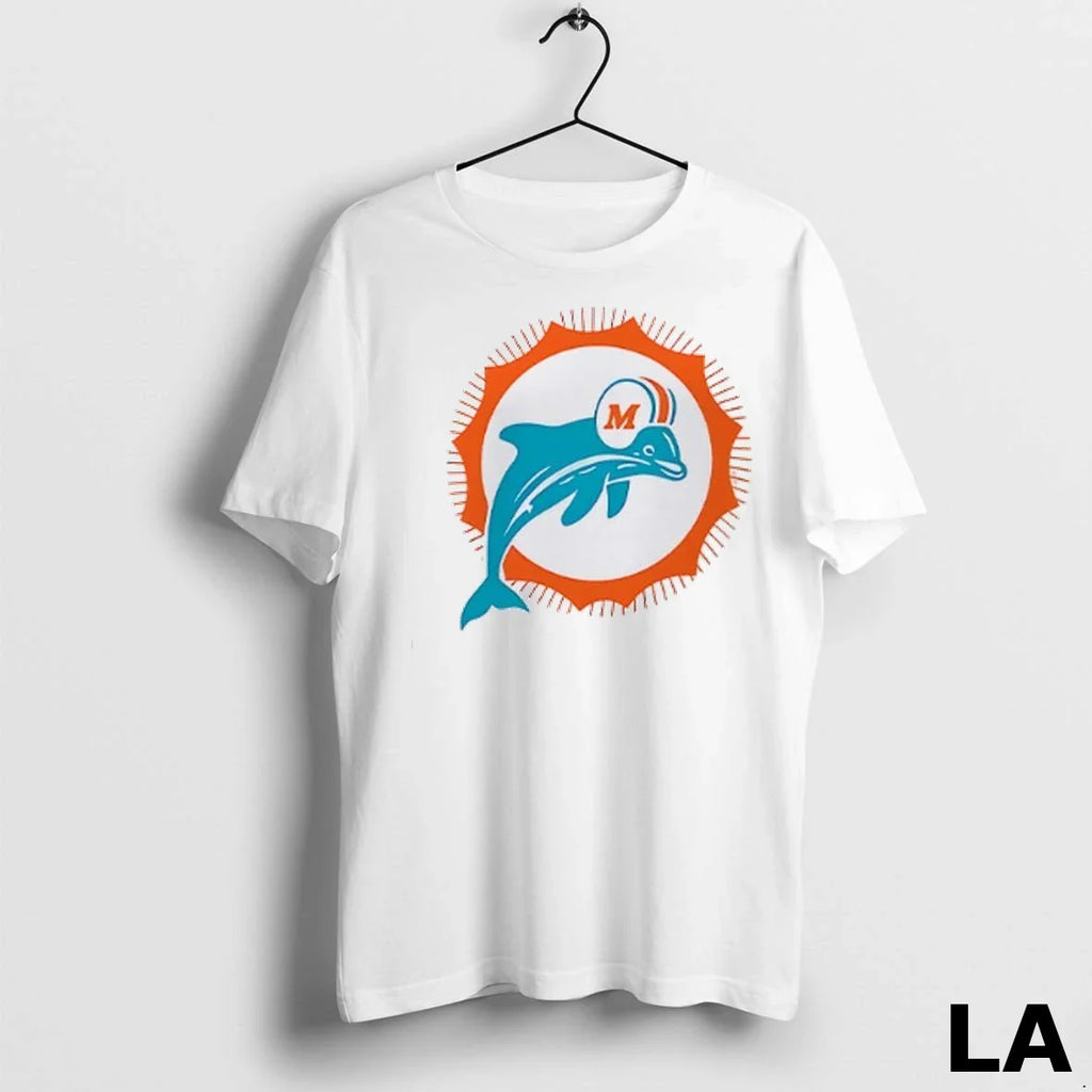 Original Miami Dolphins Slub Logo - Adult & Kids T-Shirts, Sweatshirts & Hoodies apparel design preview 1