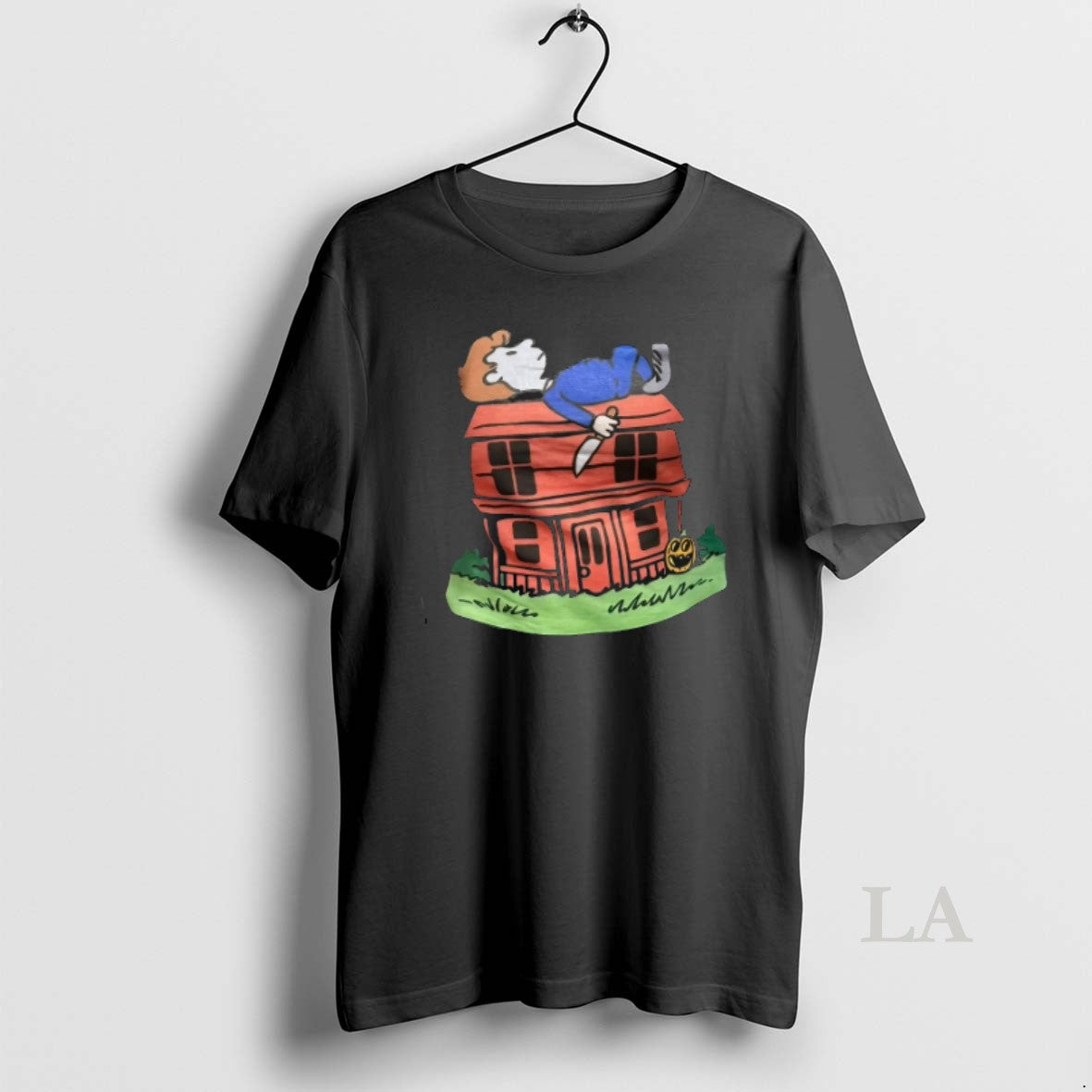 Original Michael Myers Halloween Horror House Cartoon - Adult & Kids T-Shirts, Sweatshirts & Hoodies apparel design preview 1