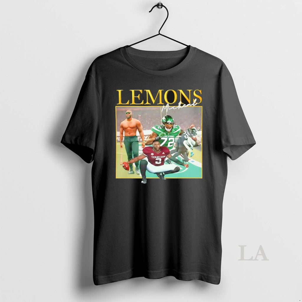 Original Micheal Lemons Football Signature - Adult & Kids T-Shirts, Sweatshirts & Hoodies apparel design preview 1