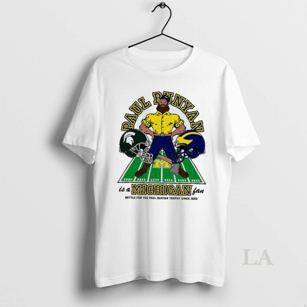 Original Michigan Wolverines Paul Bunyan Is A Fan - Adult & Kids T-Shirts, Sweatshirts & Hoodies apparel design preview 1