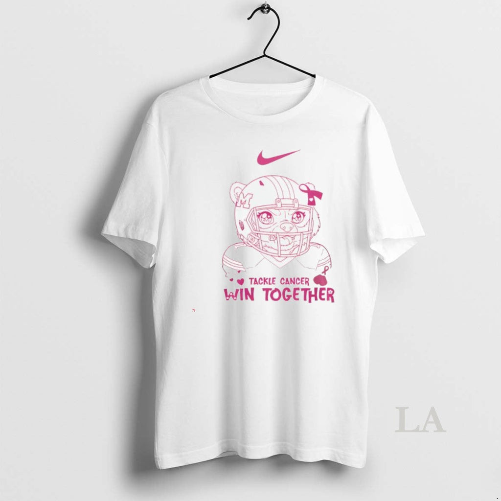 Original Michigan Wolverines Tackle Cancer Win - Adult & Kids T-Shirts, Sweatshirts & Hoodies apparel design preview 1