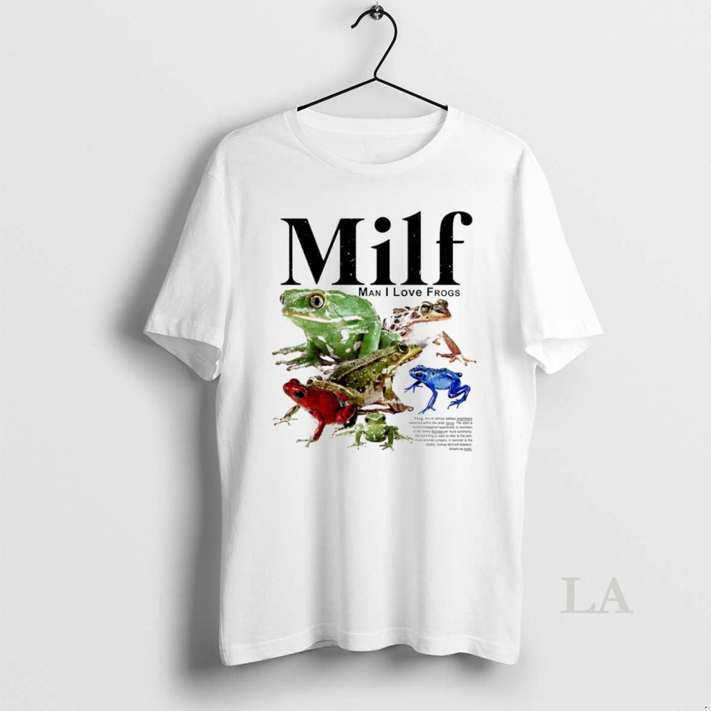 Original Milf Man I Love Frogs Graphic - Adult & Kids T-Shirts, Sweatshirts & Hoodies apparel design preview 1