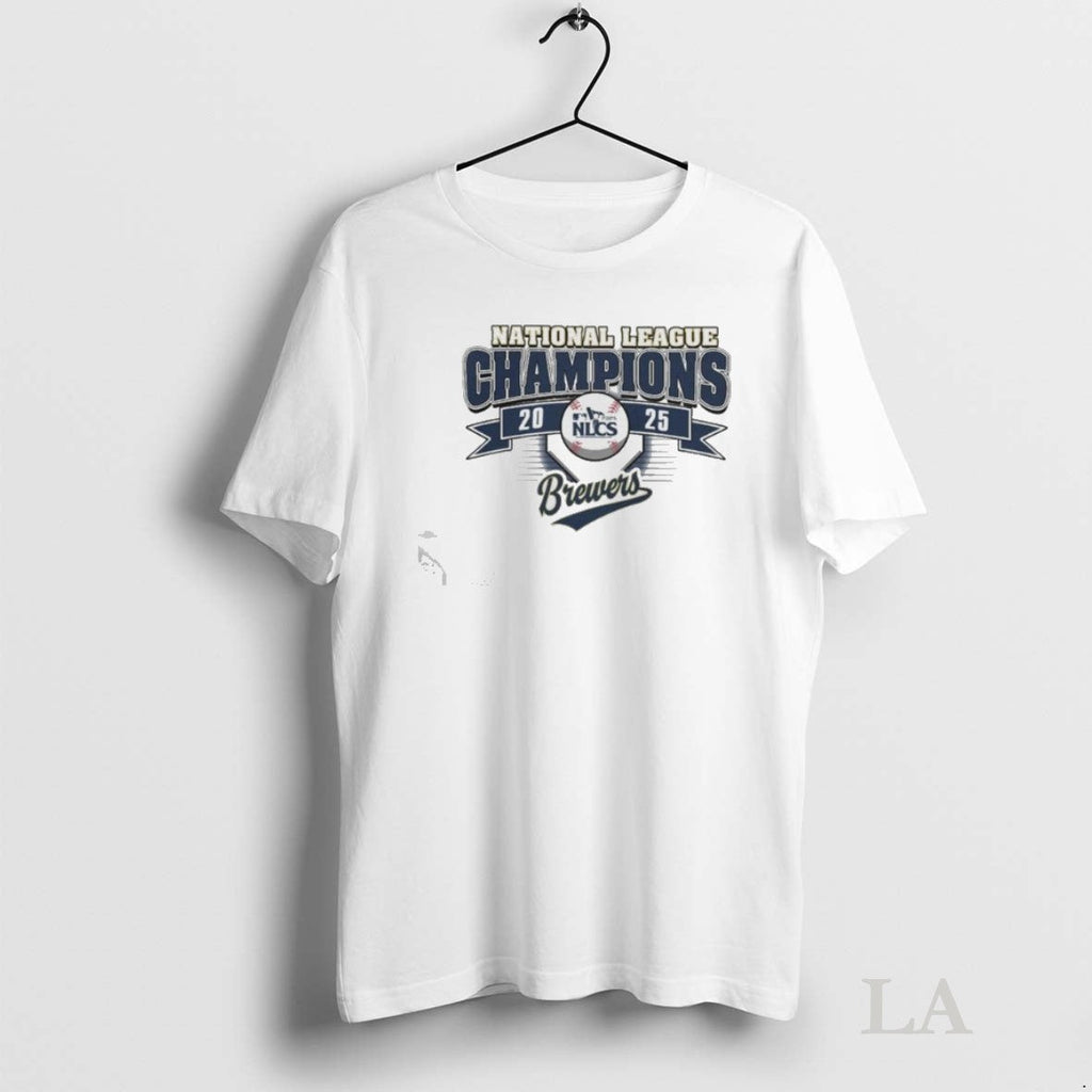 Original Milwaukee Brewers 2025 National League - Adult & Kids T-Shirts, Sweatshirts & Hoodies apparel design preview 1