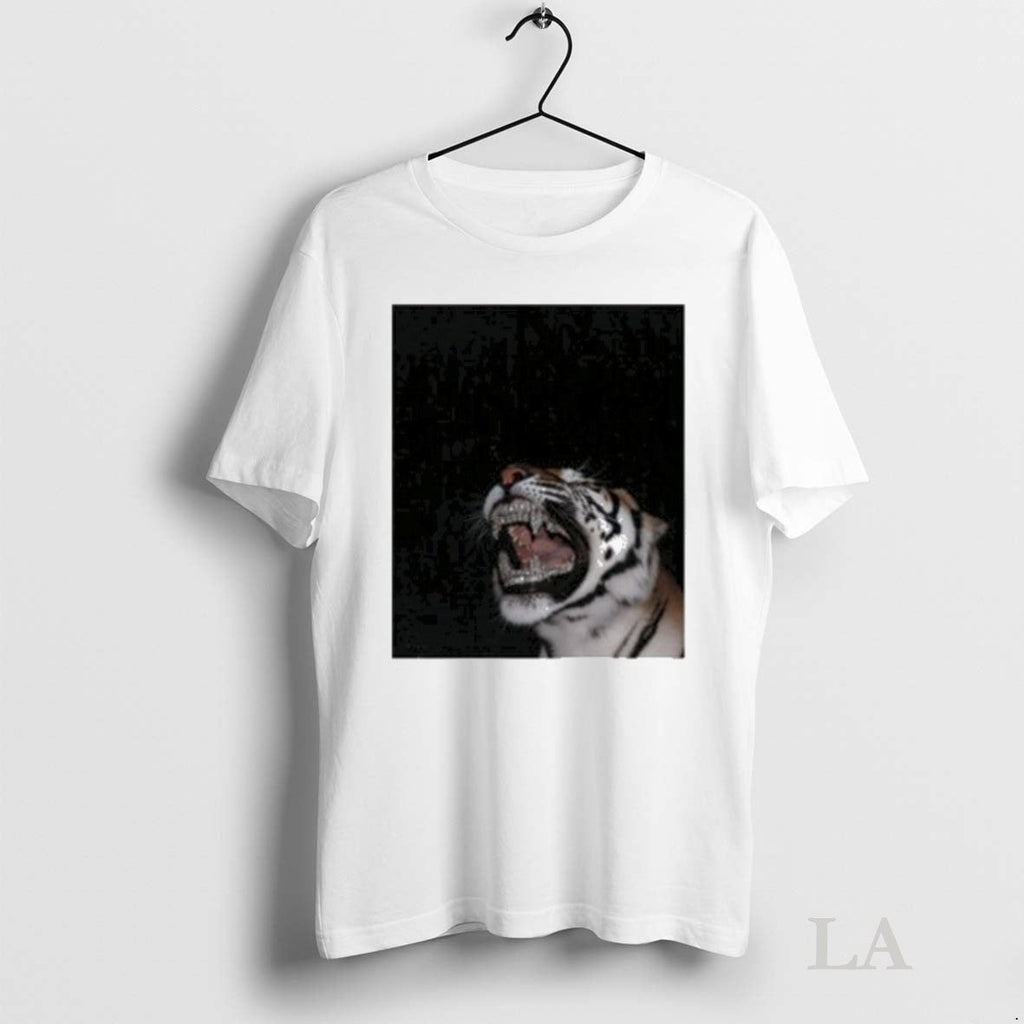 Original Mini Archillect Tiger With Diamond Grillz - Adult & Kids T-Shirts, Sweatshirts & Hoodies apparel design preview 1