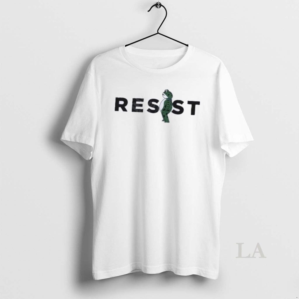 Original Minimalist Protest Portland Frog Resist 2025 - Adult & Kids T-Shirts, Sweatshirts & Hoodies apparel design preview 1