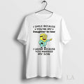 Original Minion I Smile Because Youre My Daughter In - Adult & Kids T-Shirts, Sweatshirts & Hoodies apparel design preview 1