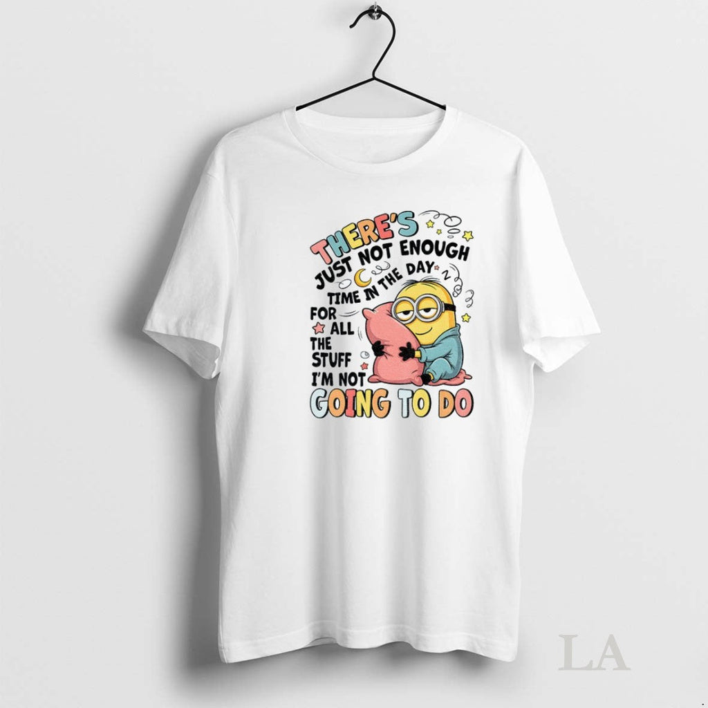 Original Minion Sleep Theres Just Not Enough Time In - Adult & Kids T-Shirts, Sweatshirts & Hoodies apparel design preview 1