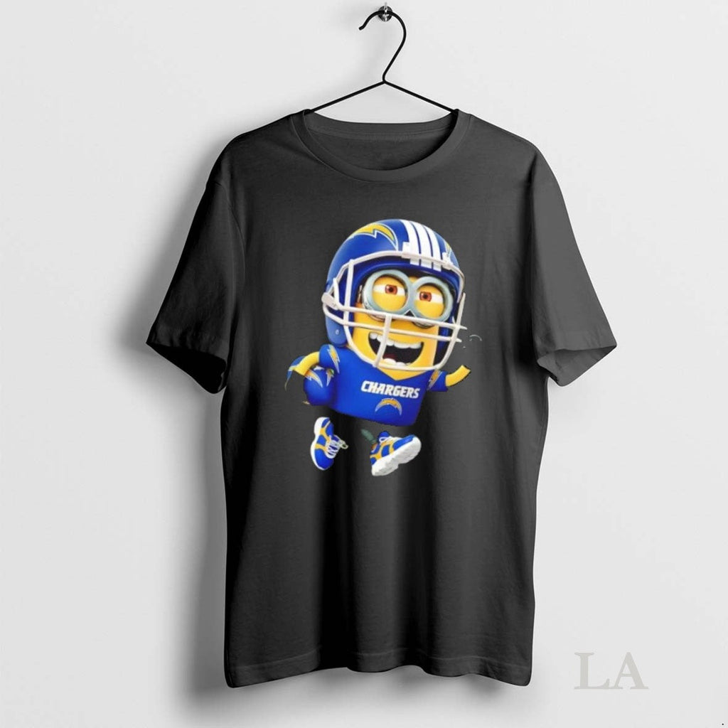 Original Minions Is Holding A Ball And Smiling At Los - Adult & Kids T-Shirts, Sweatshirts & Hoodies apparel design preview 1