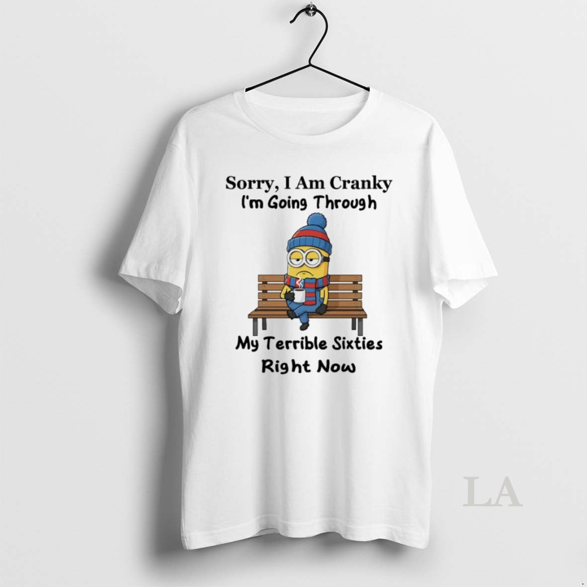 Original Minions Sorry I Am Cranky Im Going Through - Adult & Kids T-Shirts, Sweatshirts & Hoodies apparel design preview 1