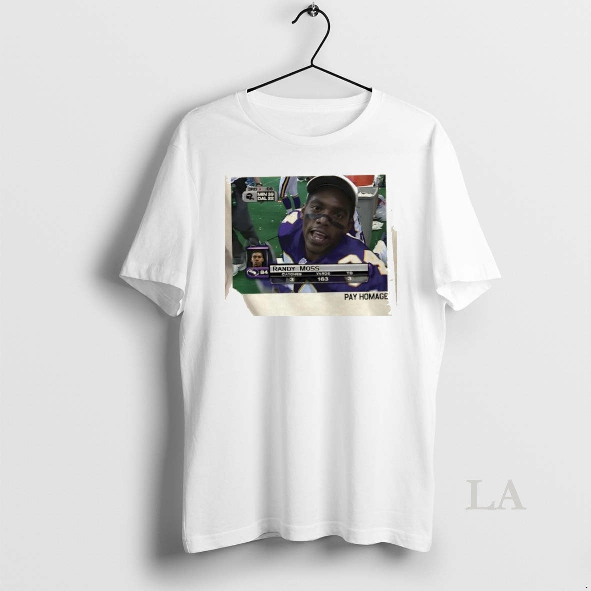 Original Minnesota Vikings Randy Moss Homage Ash Pay - Adult & Kids T-Shirts, Sweatshirts & Hoodies apparel design preview 1