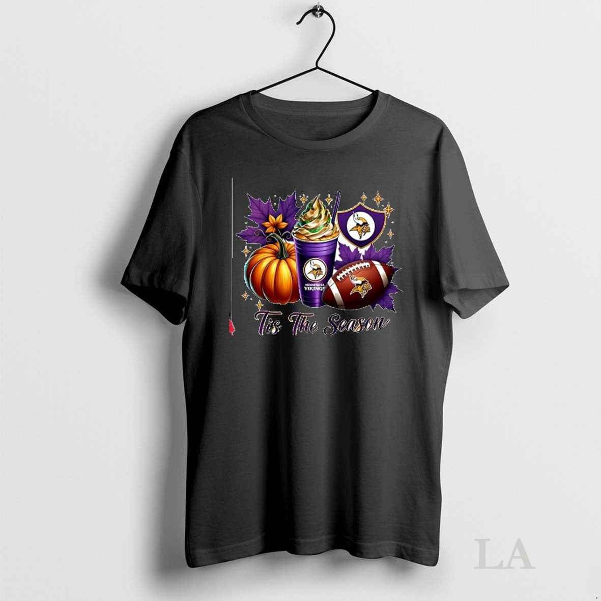 Original Minnesota Vikings Tis The Season Halloween - Adult & Kids T-Shirts, Sweatshirts & Hoodies apparel design preview 1