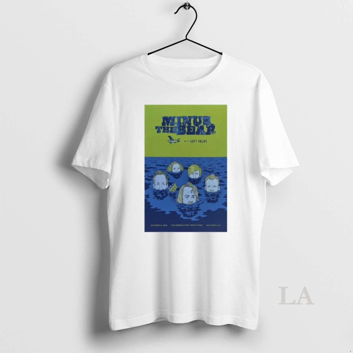 Original Minus The Bear Oct 8 2025 San Diego Ca Faces - Adult & Kids T-Shirts, Sweatshirts & Hoodies apparel design preview 1