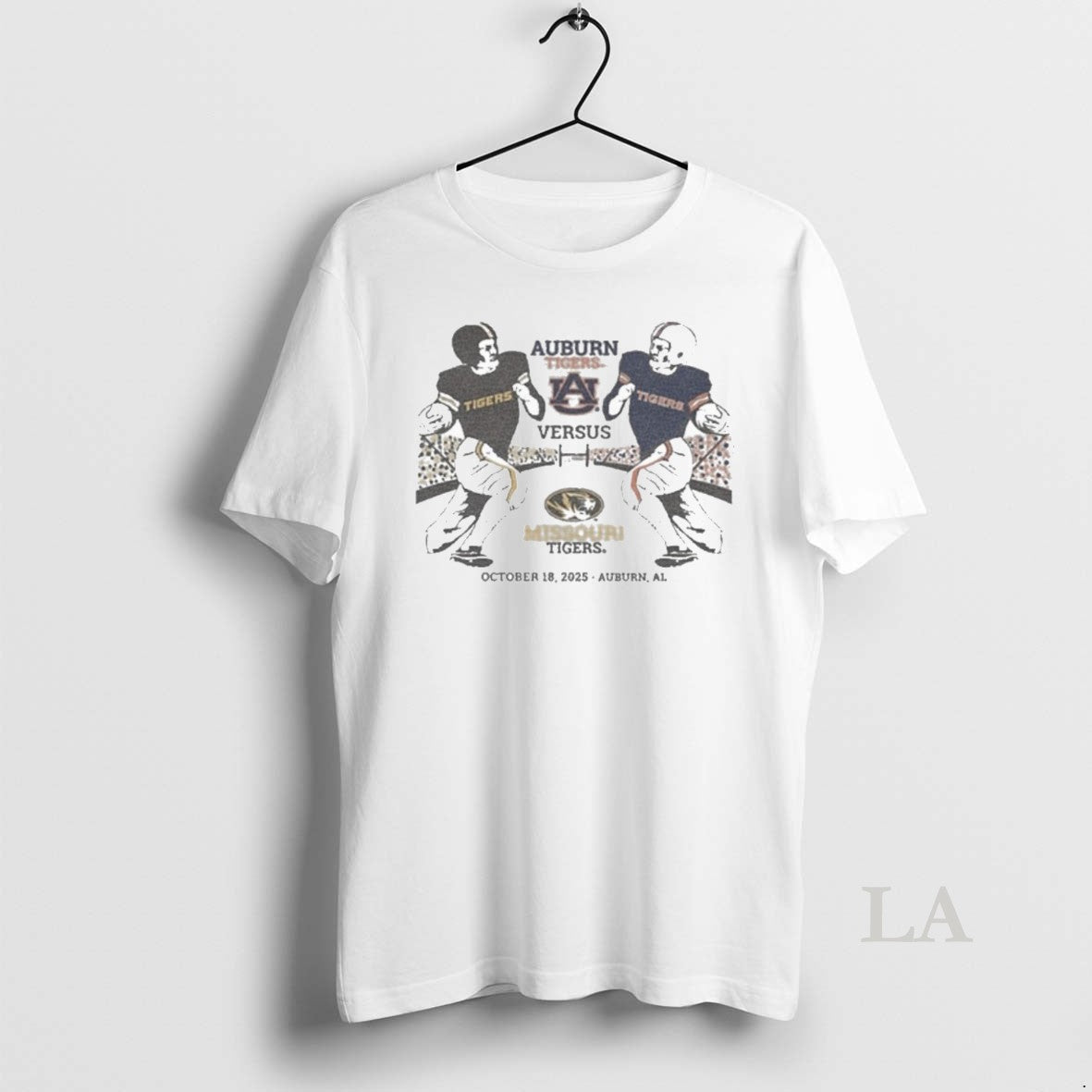 Original Missouri Vs Auburn 2025 Gameday Matchup - Adult & Kids T-Shirts, Sweatshirts & Hoodies apparel design preview 1