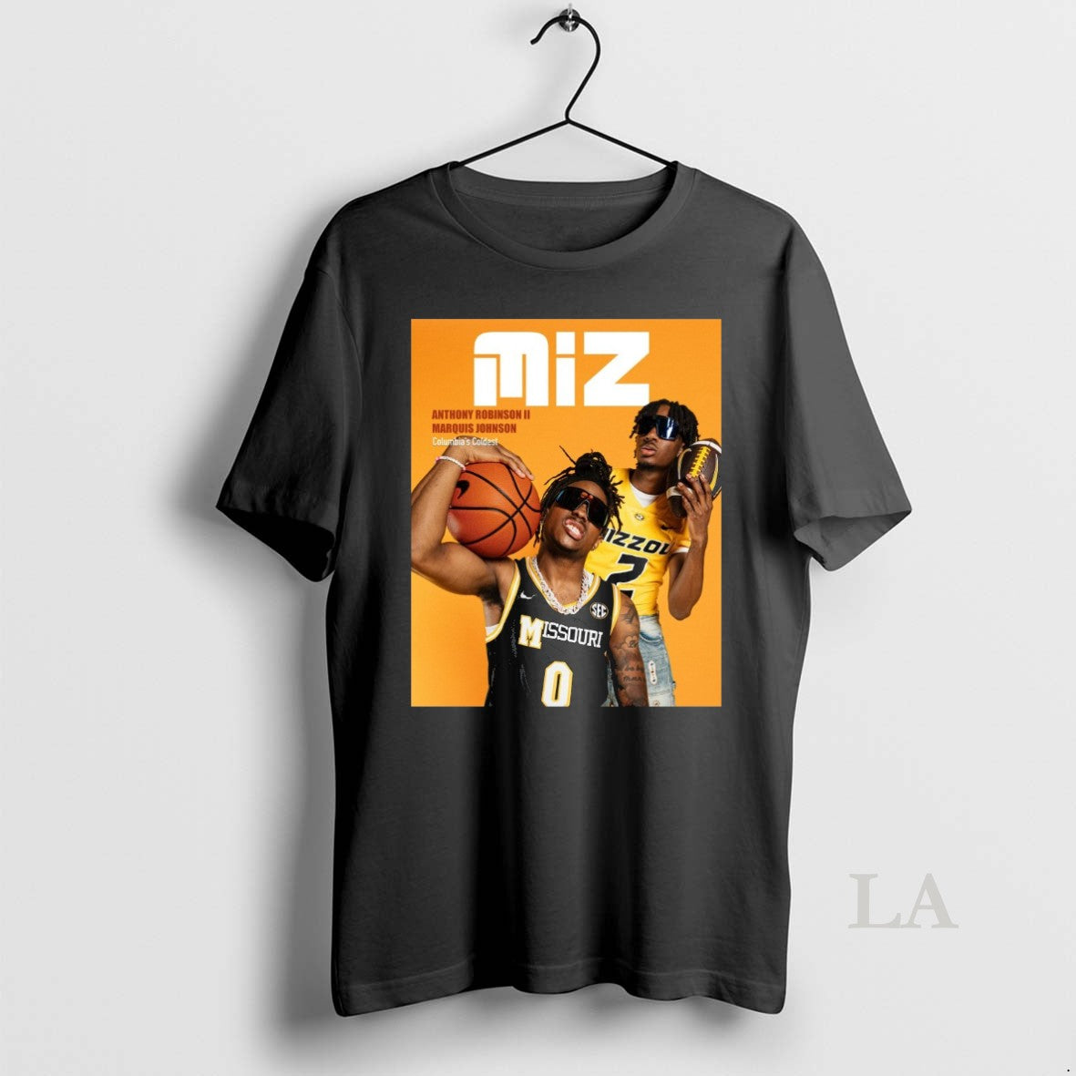 Original Mizzou Hoops Anthony Robinson Ii Marquis - Adult & Kids T-Shirts, Sweatshirts & Hoodies apparel design preview 1