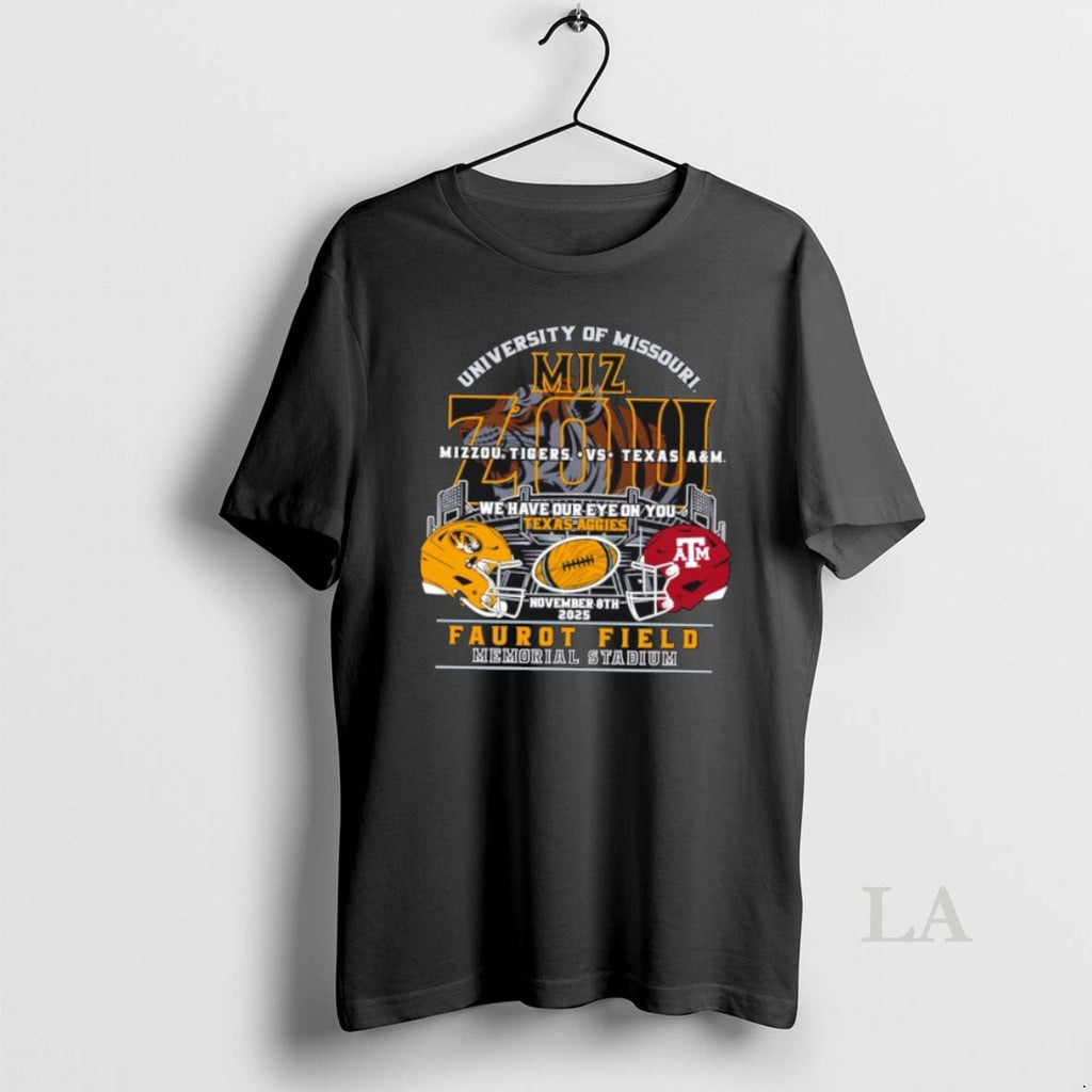 Original Mizzou Tigers Vs Texas Am We Have Our Eye On - Adult & Kids T-Shirts, Sweatshirts & Hoodies apparel design preview 1