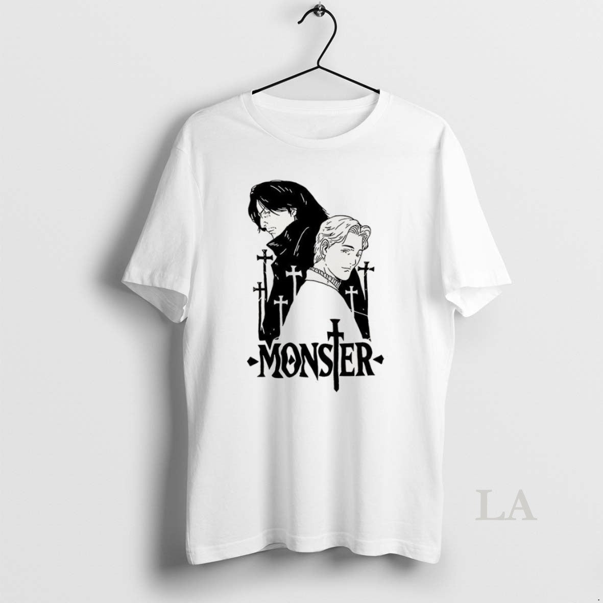 Original Monster Johan Liebert And Kenzo Tenma - Adult & Kids T-Shirts, Sweatshirts & Hoodies apparel design preview 1