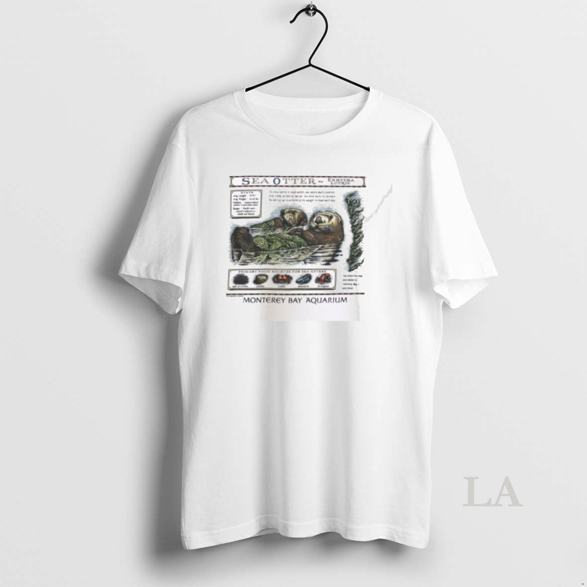 Original Monterey Bay Aquarium Otter - Adult & Kids T-Shirts, Sweatshirts & Hoodies apparel design preview 1