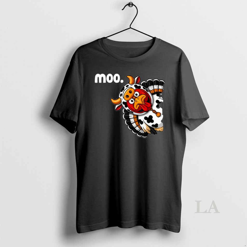 Original Moo Turkey Cow Costume Fall Thanksgiving - Adult & Kids T-Shirts, Sweatshirts & Hoodies apparel design preview 1
