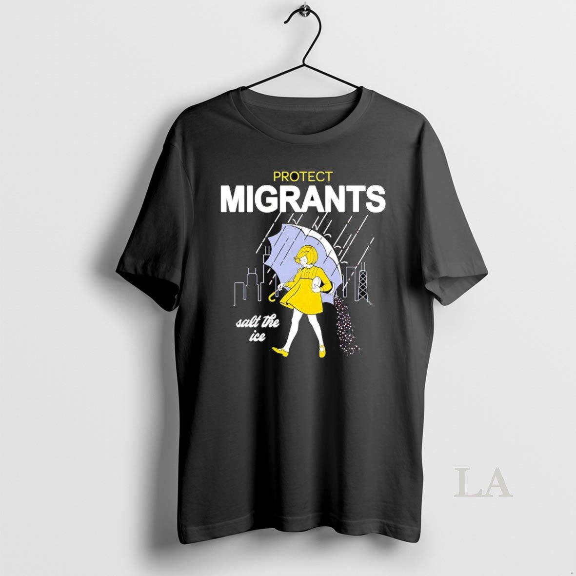 Original Morton Salt Girl Protect Migrants The Ice - Adult & Kids T-Shirts, Sweatshirts & Hoodies apparel design preview 1