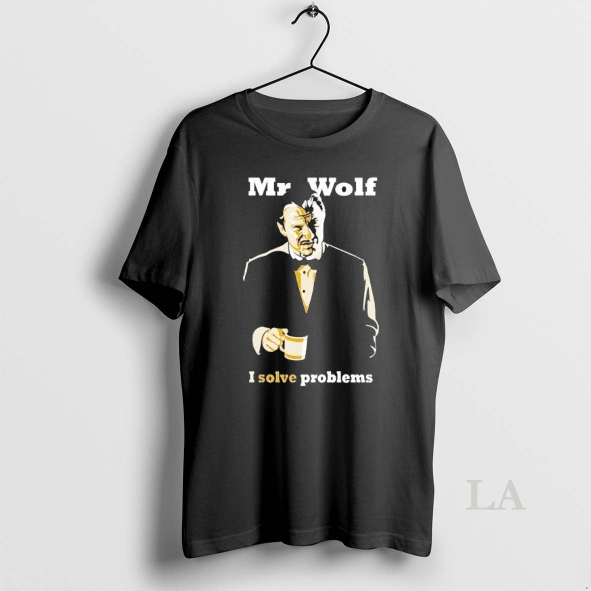 Original Mr Wolf I Solve Problems - Adult & Kids T-Shirts, Sweatshirts & Hoodies apparel design preview 1