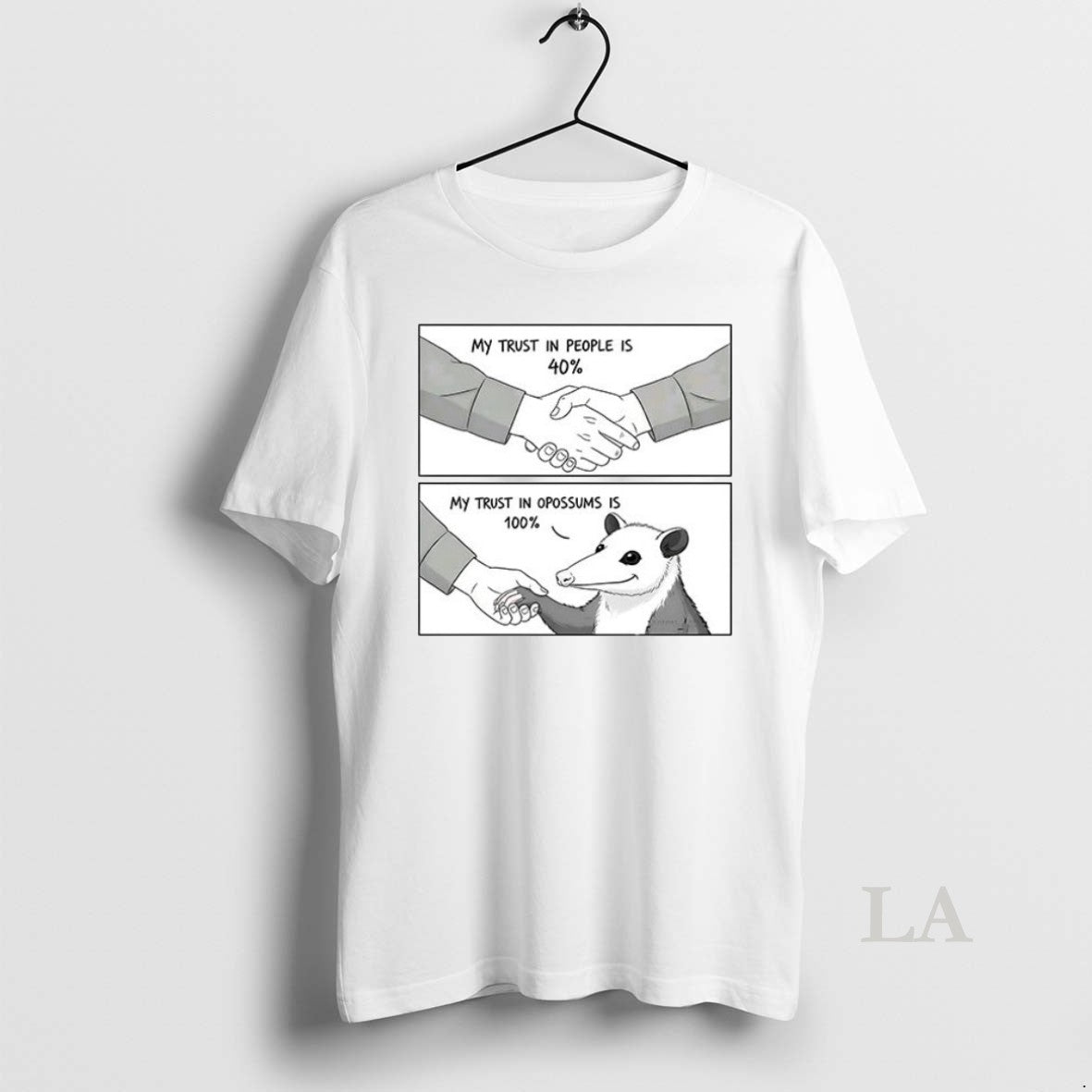 Original Mu Trust In People Is 40 My Opossum 100 - Adult & Kids T-Shirts, Sweatshirts & Hoodies apparel design preview 1