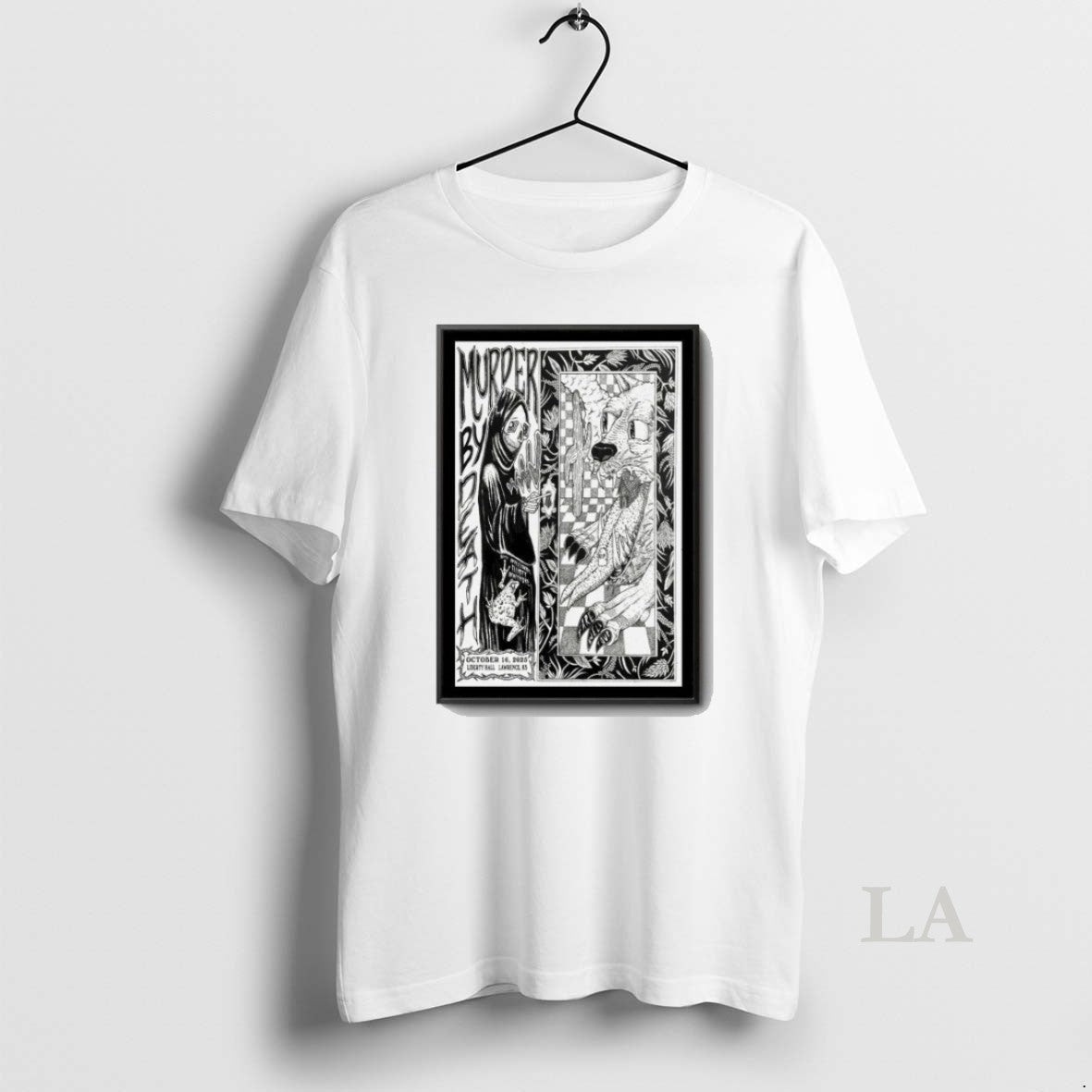 Original Murder By Death Oct 16 2025 Liberty Hall - Adult & Kids T-Shirts, Sweatshirts & Hoodies apparel design preview 1
