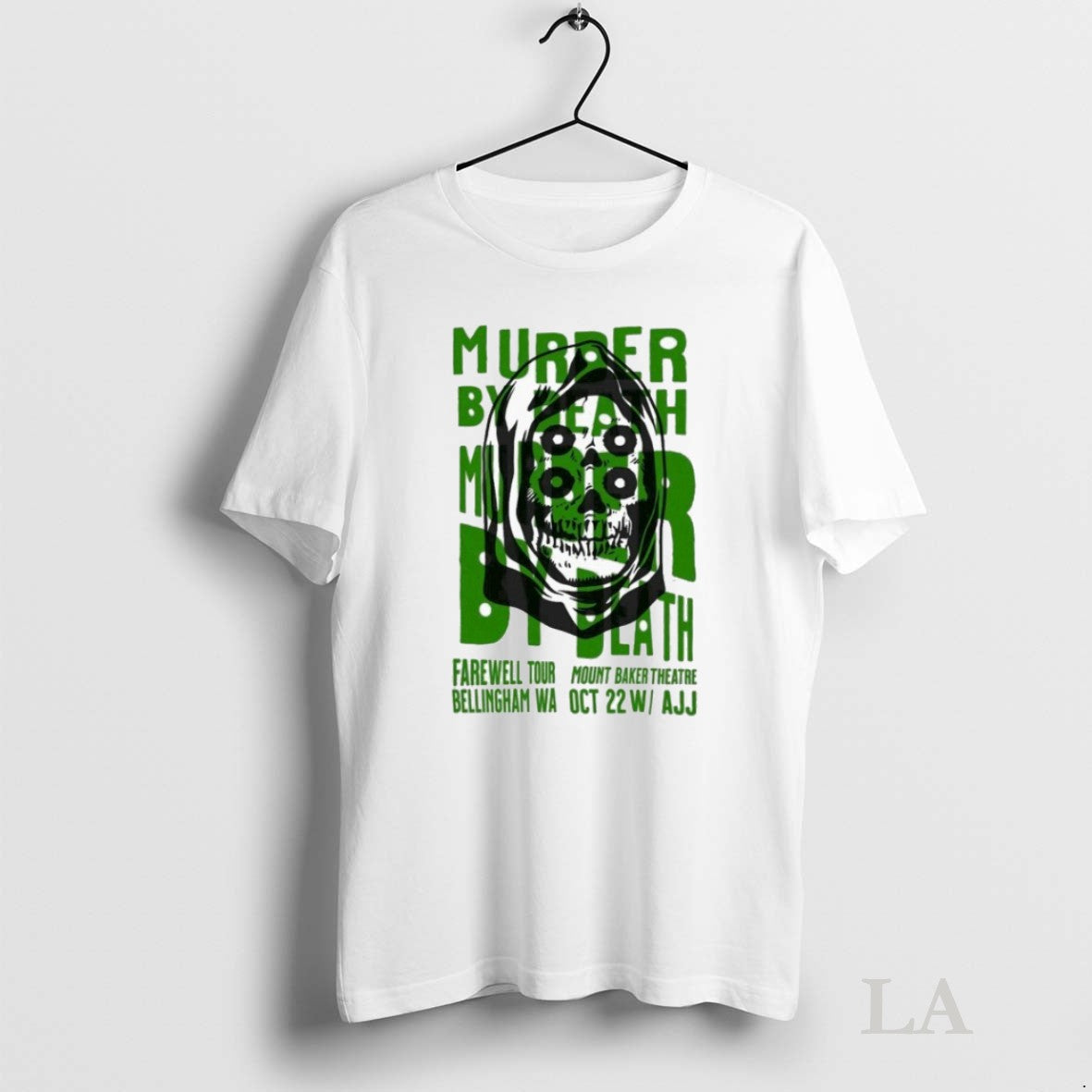 Original Murder By Death October 22 2025 Bellingham - Adult & Kids T-Shirts, Sweatshirts & Hoodies apparel design preview 1