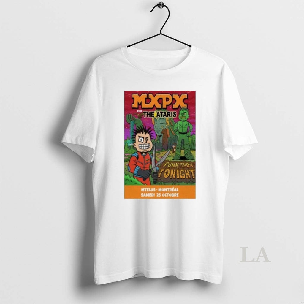 Original Mxpx Avec The Ataris Oct 25 2025 Punk Show - Adult & Kids T-Shirts, Sweatshirts & Hoodies apparel design preview 1