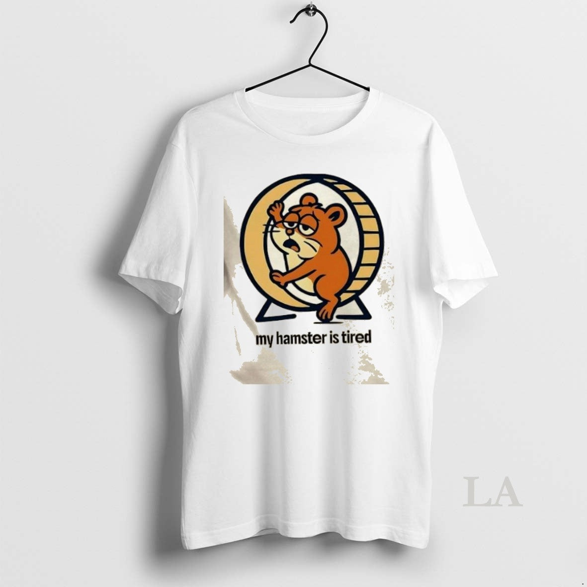 Original My Hamster Is Tired - Adult & Kids T-Shirts, Sweatshirts & Hoodies apparel design preview 1