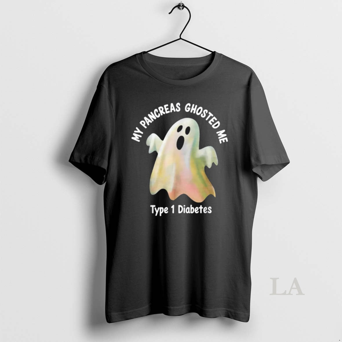 Original My Pancreas Ghosted Me Diabetes Halloween - Adult & Kids T-Shirts, Sweatshirts & Hoodies apparel design preview 1