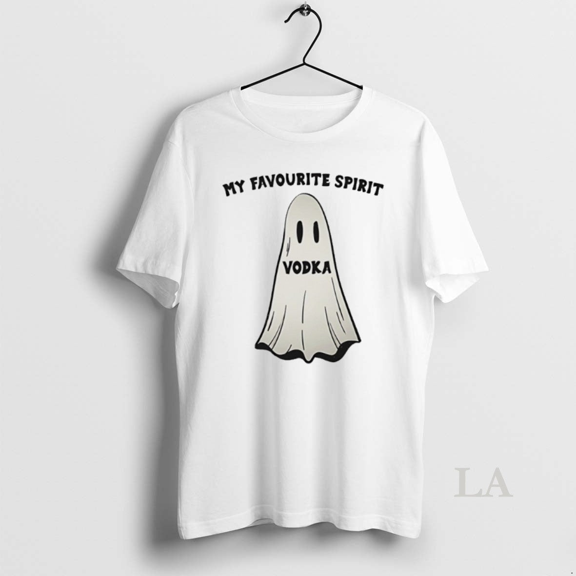 Original My Favourite Spirit Vodka Ghost - Adult & Kids T-Shirts, Sweatshirts & Hoodies apparel design preview 1