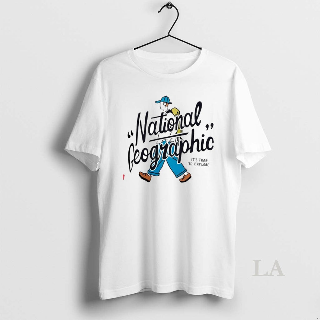 Original National Geographic Its Time To Explore - Adult & Kids T-Shirts, Sweatshirts & Hoodies apparel design preview 1