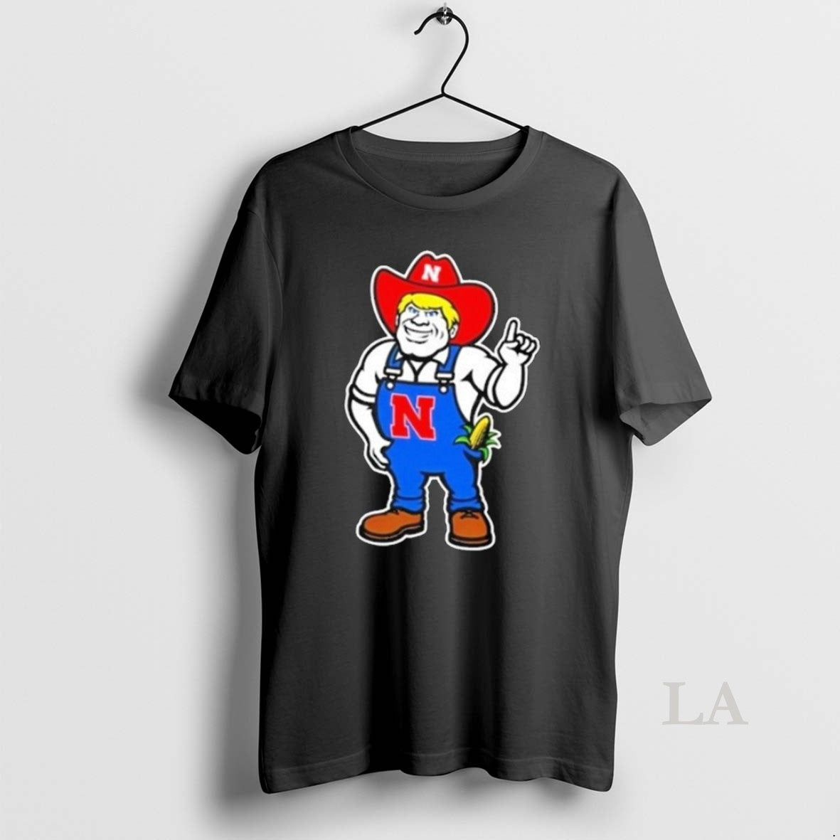 Original Nebraska Huskers Herbie Mark Mascot Long - Adult & Kids T-Shirts, Sweatshirts & Hoodies apparel design preview 1