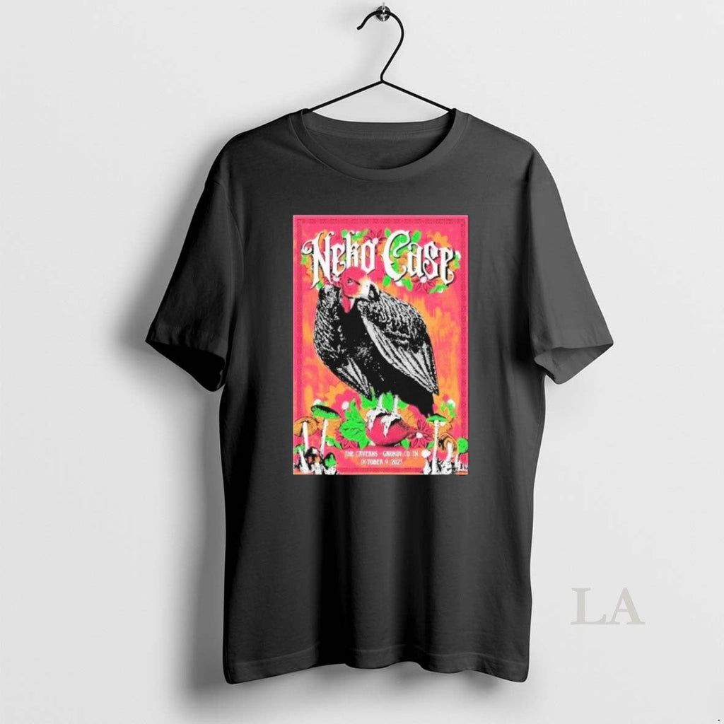 Original Neko Case The Caverns Oct 9 2025 Grundy Co - Adult & Kids T-Shirts, Sweatshirts & Hoodies apparel design preview 1