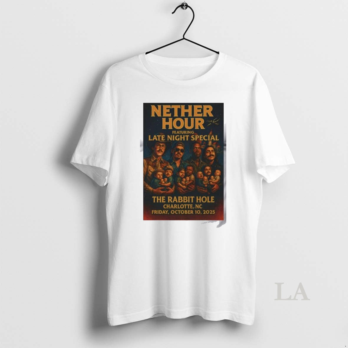 Original Nether Hour Charlotte Nc October 10 2025 T - Adult & Kids T-Shirts, Sweatshirts & Hoodies apparel design preview 1