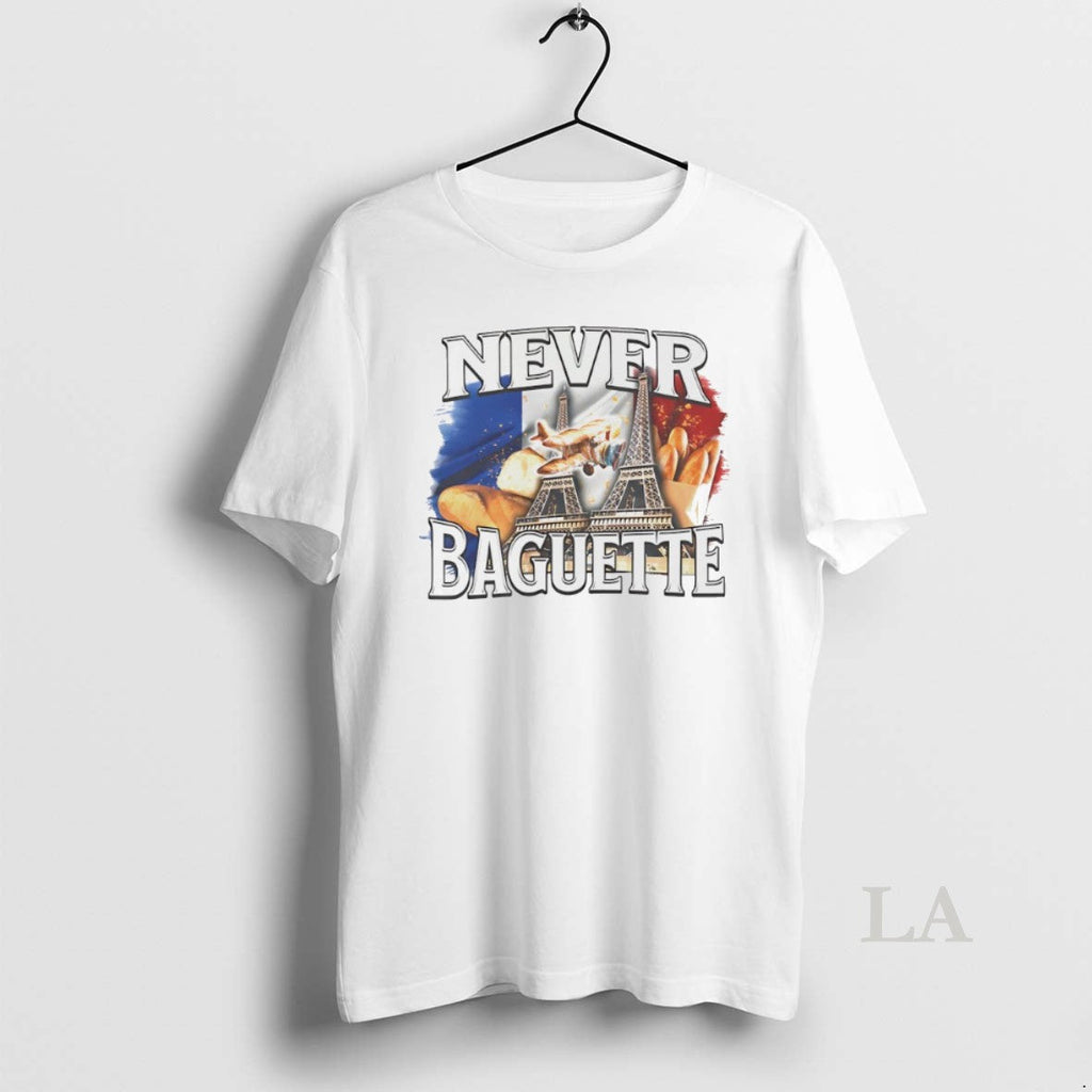 Original Never Baguette Eiffel - Adult & Kids T-Shirts, Sweatshirts & Hoodies apparel design preview 1