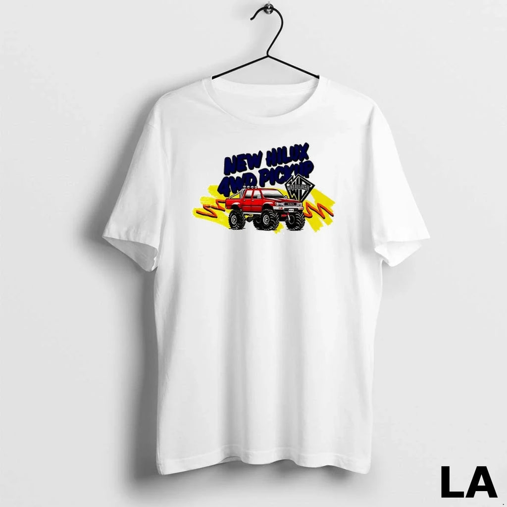 Original New Hilux 4wd Pickup - Adult & Kids T-Shirts, Sweatshirts & Hoodies apparel design preview 1