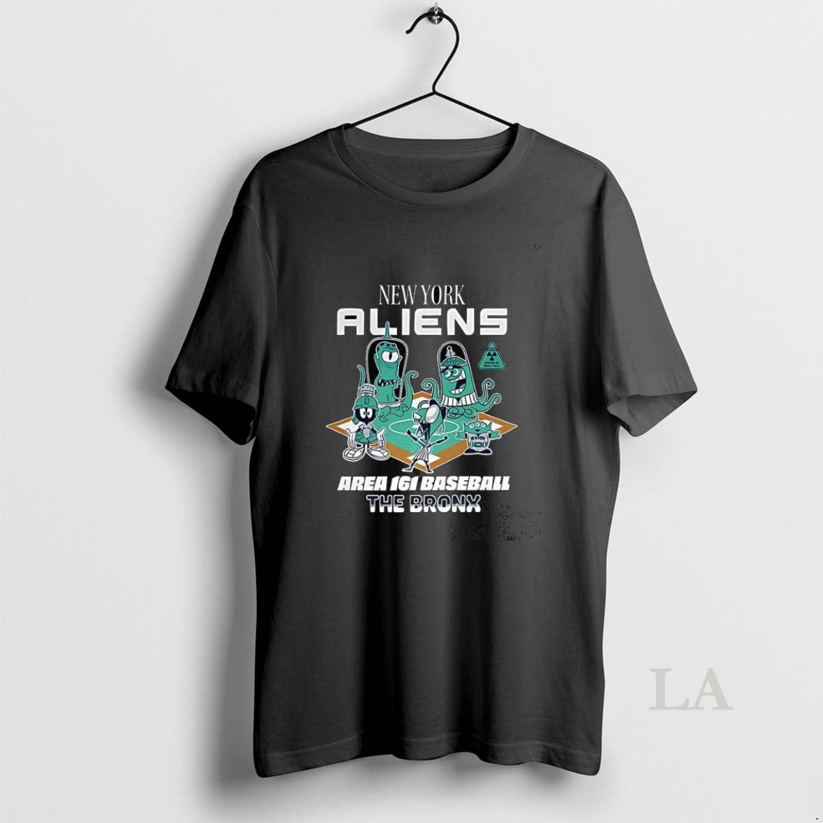 Original New York Aliens Area 161 Baseball - Adult & Kids T-Shirts, Sweatshirts & Hoodies apparel design preview 1
