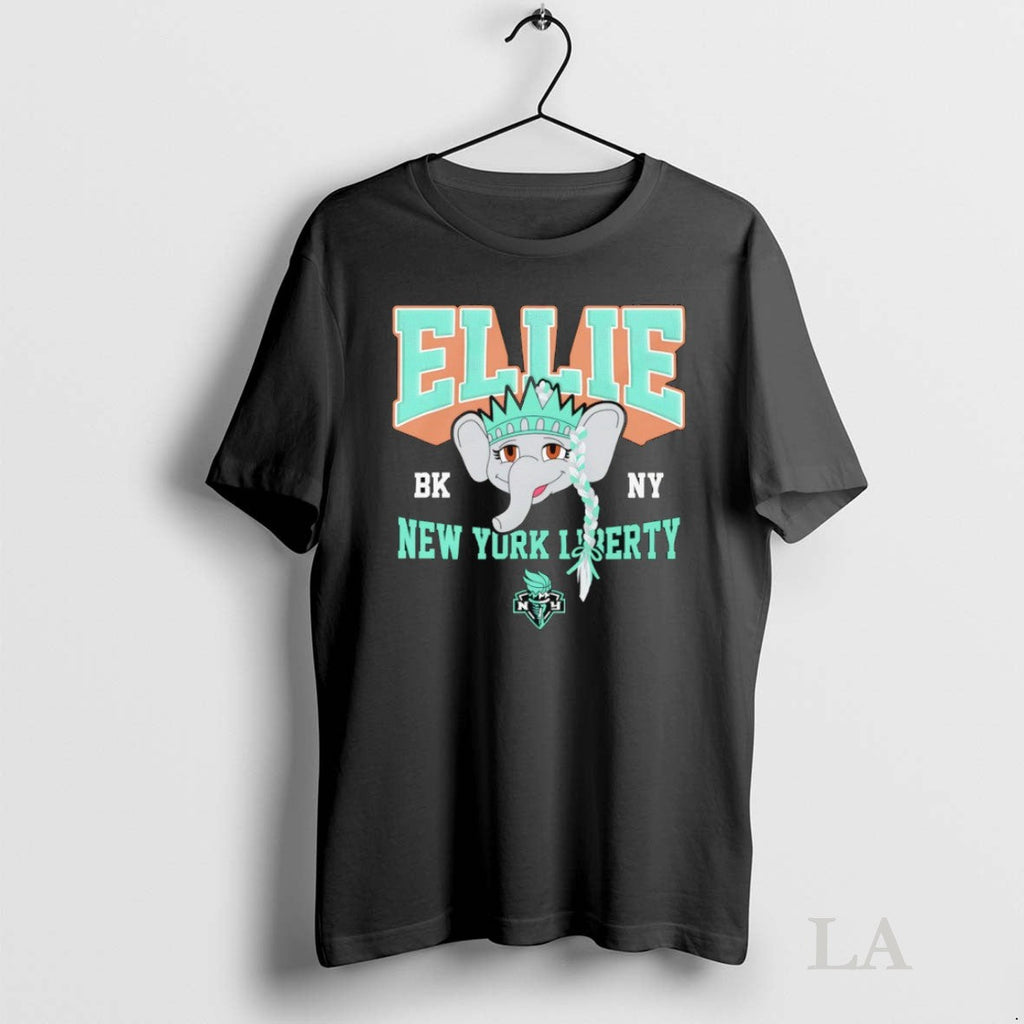 Original New York Liberty Ellie Most Valuable Mascot - Adult & Kids T-Shirts, Sweatshirts & Hoodies apparel design preview 1