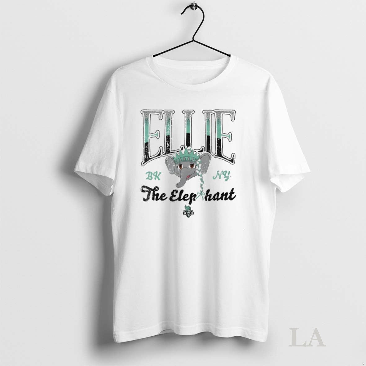 Original New York Liberty Ellie The Elep Hant - Adult & Kids T-Shirts, Sweatshirts & Hoodies apparel design preview 1