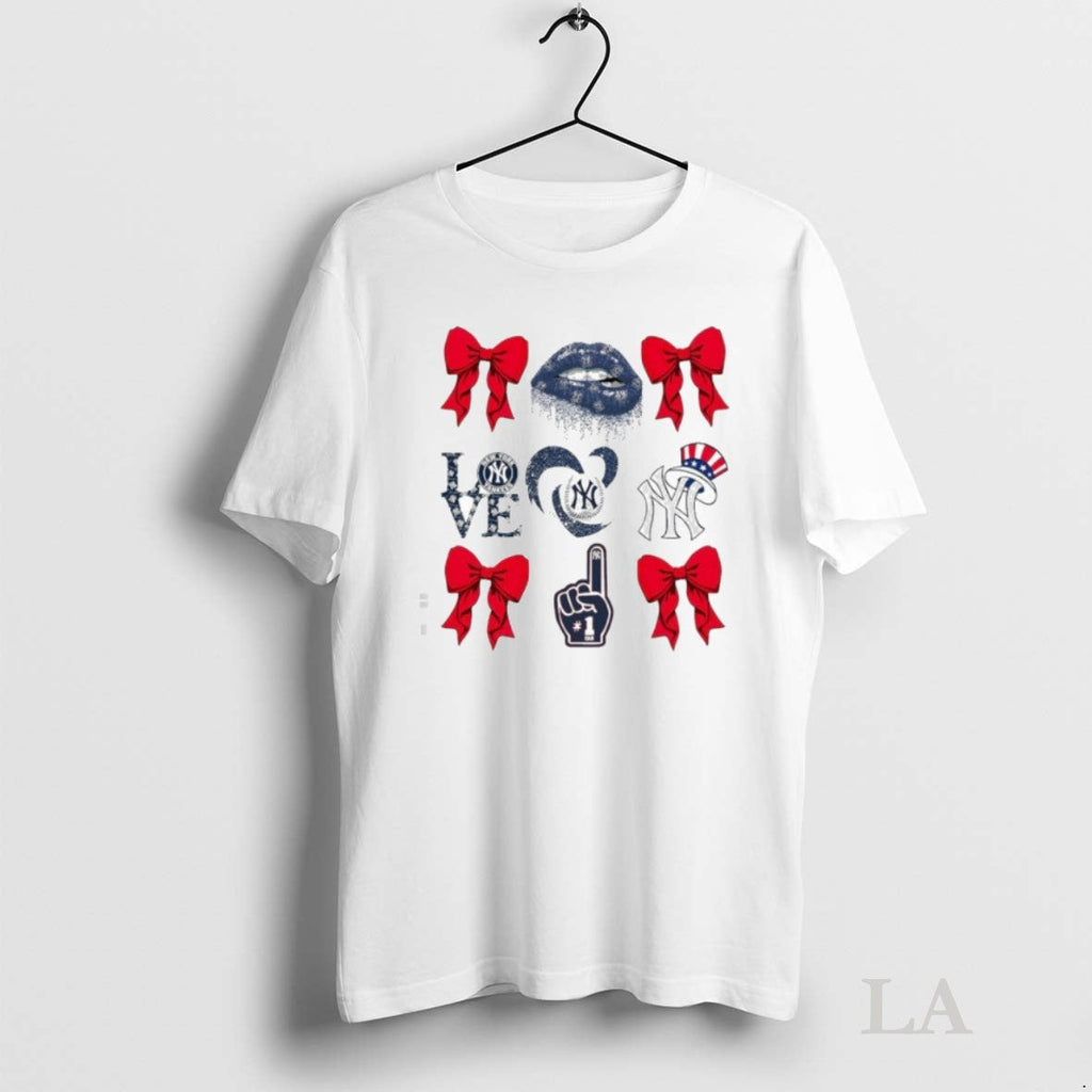 Original New York Lip Love Heart Baseball 1 Logo - Adult & Kids T-Shirts, Sweatshirts & Hoodies apparel design preview 1
