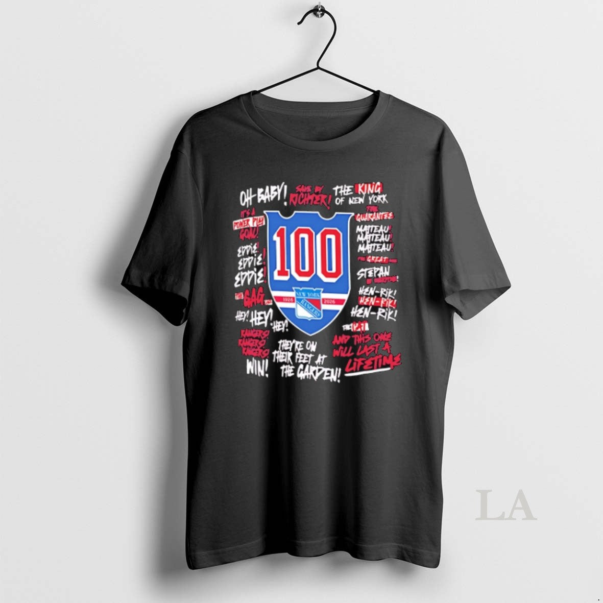 Original New York Rangers Ny Centennial Season 100th - Adult & Kids T-Shirts, Sweatshirts & Hoodies apparel design preview 1