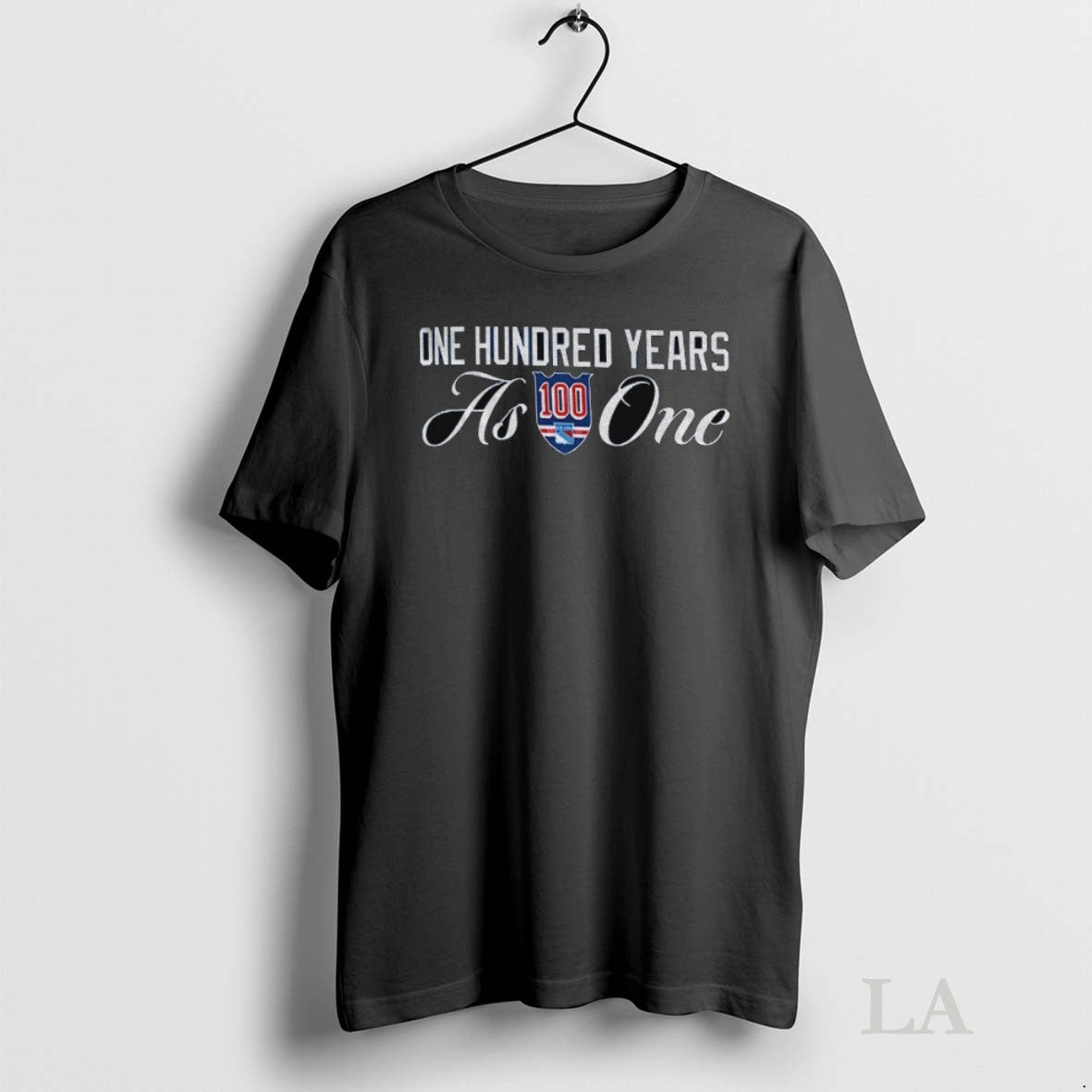 Original New York Rangers Logo One Hundred Years As - Adult & Kids T-Shirts, Sweatshirts & Hoodies apparel design preview 1