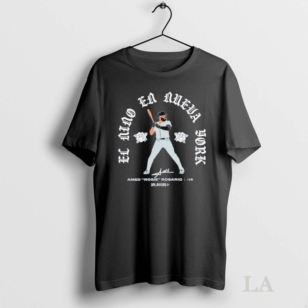 Original New York Yankees El Nino En Nueva Amed Rosie - Adult & Kids T-Shirts, Sweatshirts & Hoodies apparel design preview 1