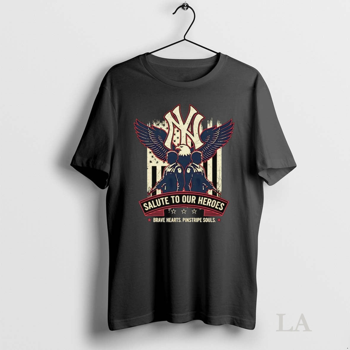 Original New York Yankees Salute To Our Heroes Brave - Adult & Kids T-Shirts, Sweatshirts & Hoodies apparel design preview 1