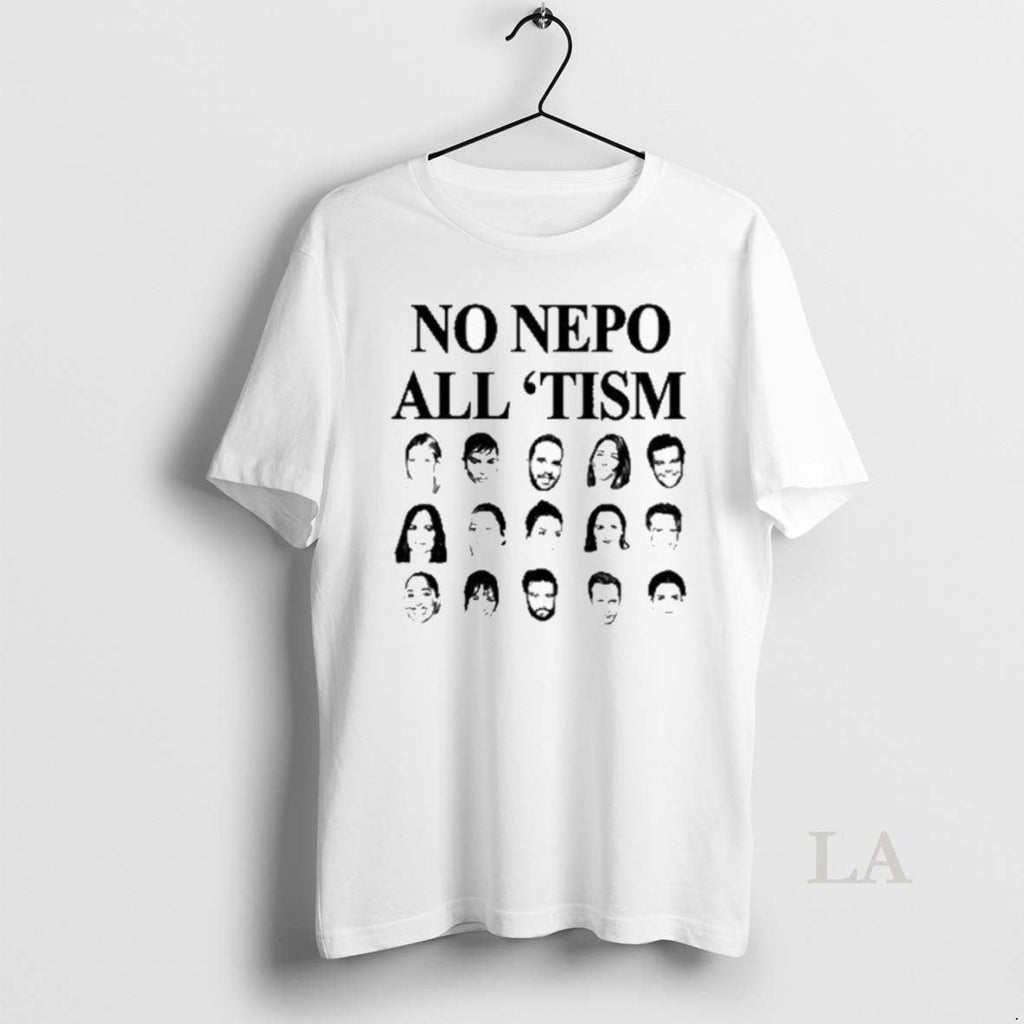 Original No Nepo All Tism - Adult & Kids T-Shirts, Sweatshirts & Hoodies apparel design preview 1