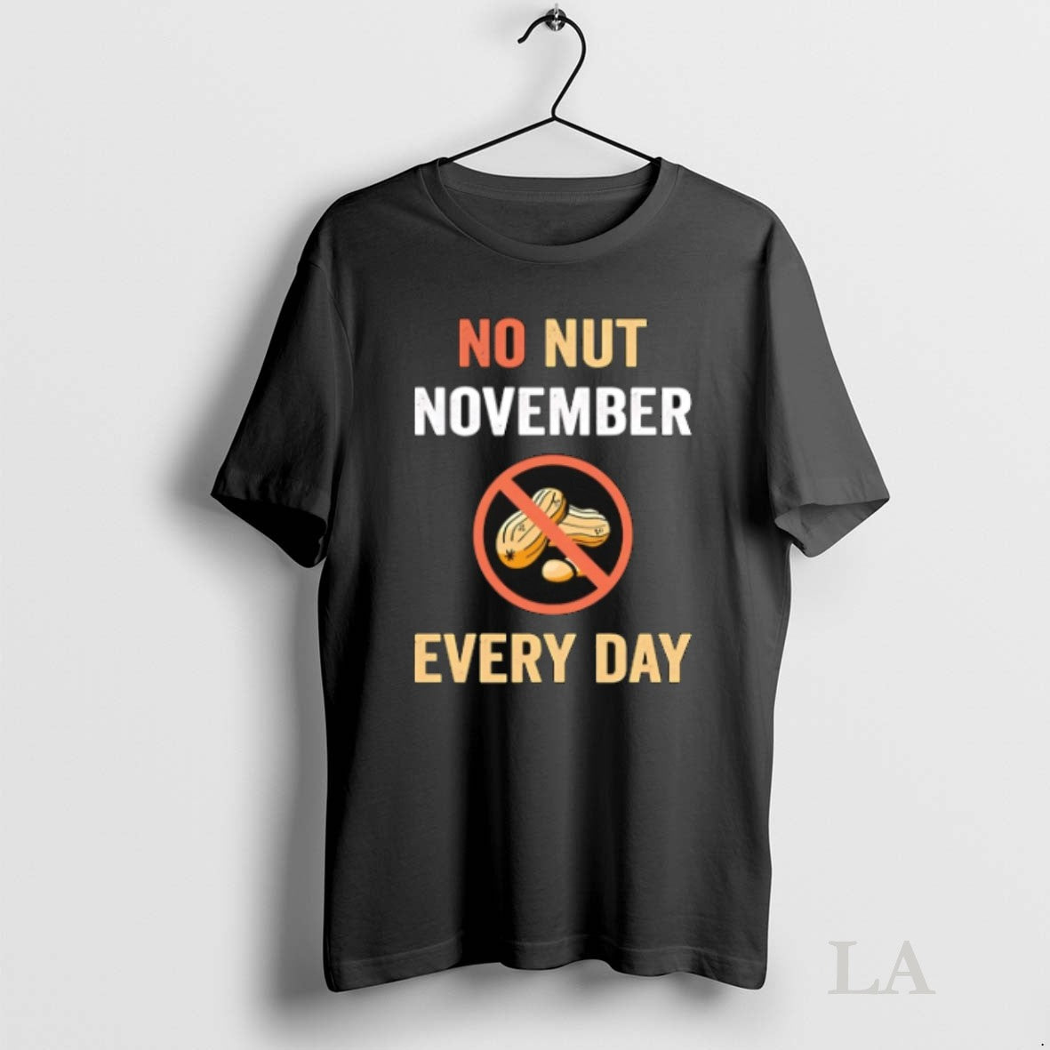 Original No Nut November Every Day Peanut Allergy - Adult & Kids T-Shirts, Sweatshirts & Hoodies apparel design preview 1