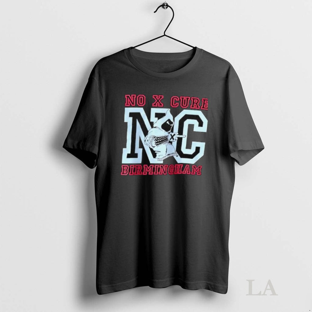 Original No X Cure Birmingham Show Nc Logo - Adult & Kids T-Shirts, Sweatshirts & Hoodies apparel design preview 1